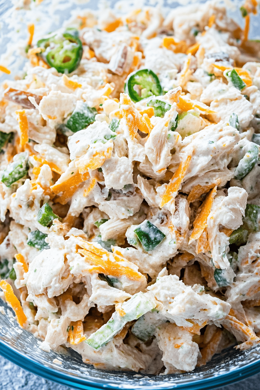 Jalapeño Popper Chicken Salad