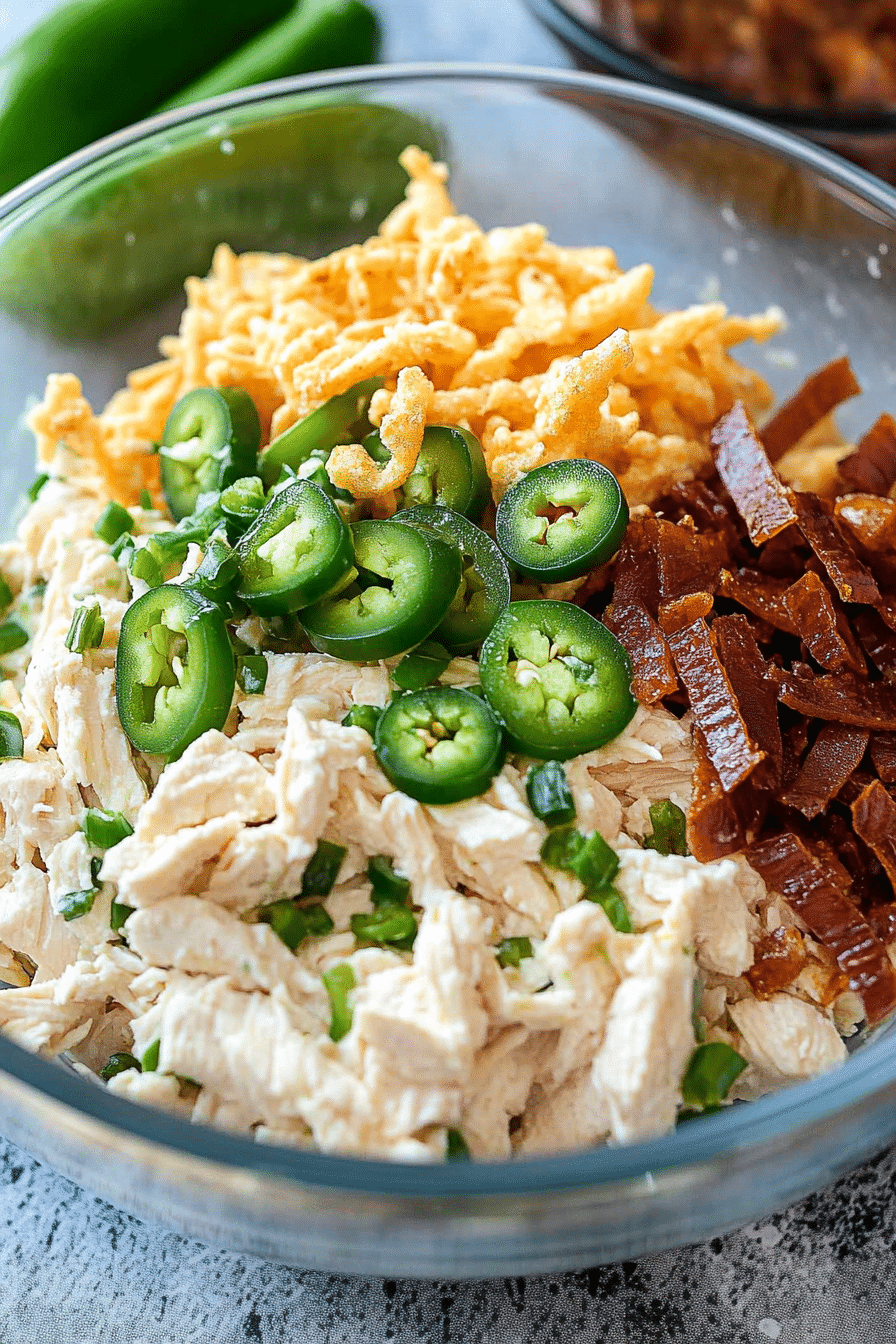 Jalapeño Popper Chicken Salad