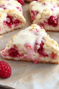 Lemon Raspberry Scones