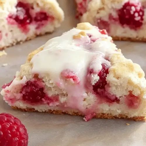 Lemon Raspberry Scones