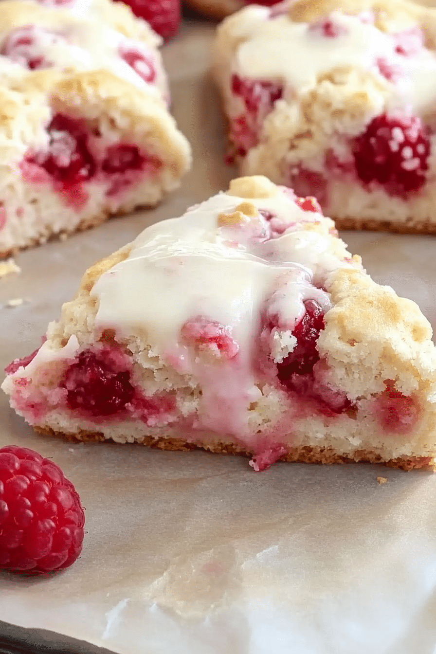 Lemon Raspberry Scones