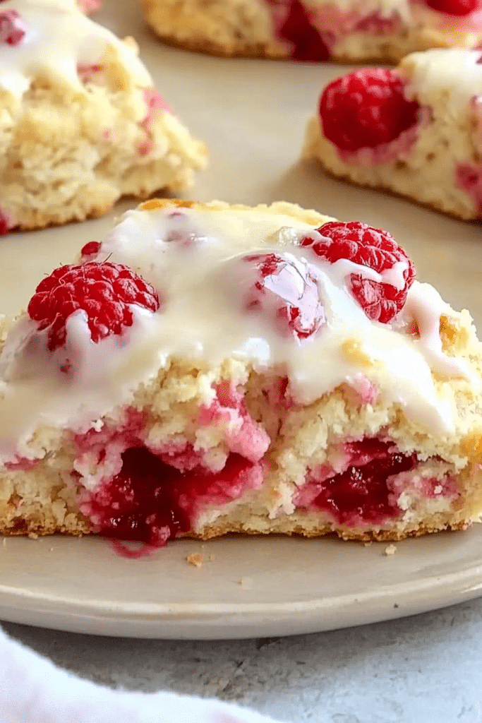 Lemon Raspberry Scones