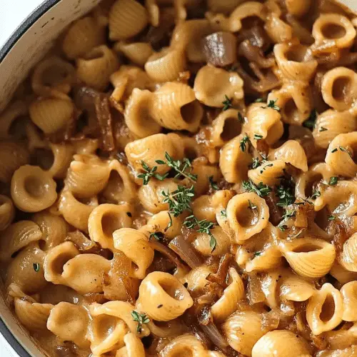 One Pot French Onion Pasta