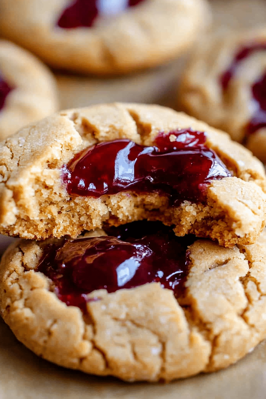 Peanut Butter and Jelly Cookies