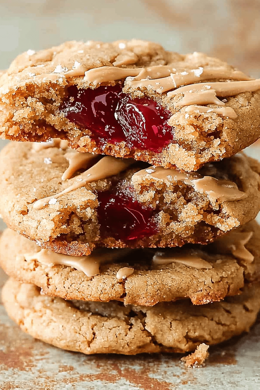 Peanut Butter and Jelly Cookies