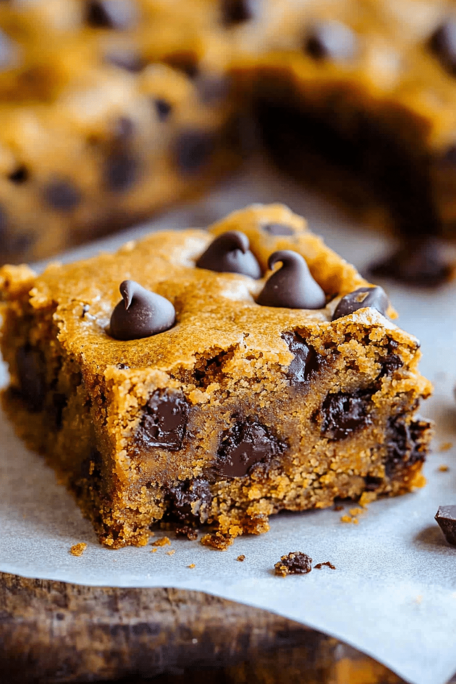 Pumpkin Chocolate Chip Bars