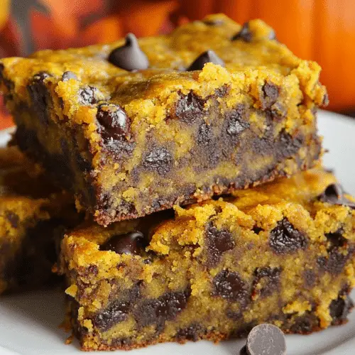 Pumpkin Chocolate Chip Bars