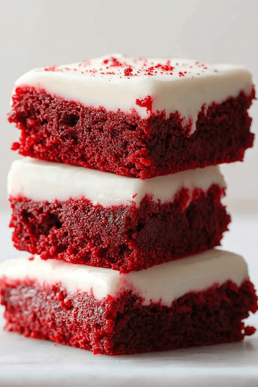 Red Velvet Brownies 