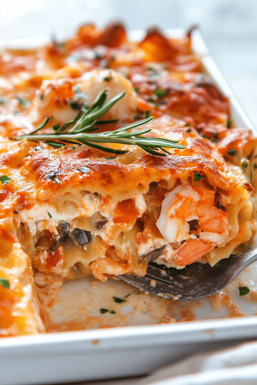 Seafood Lasagna