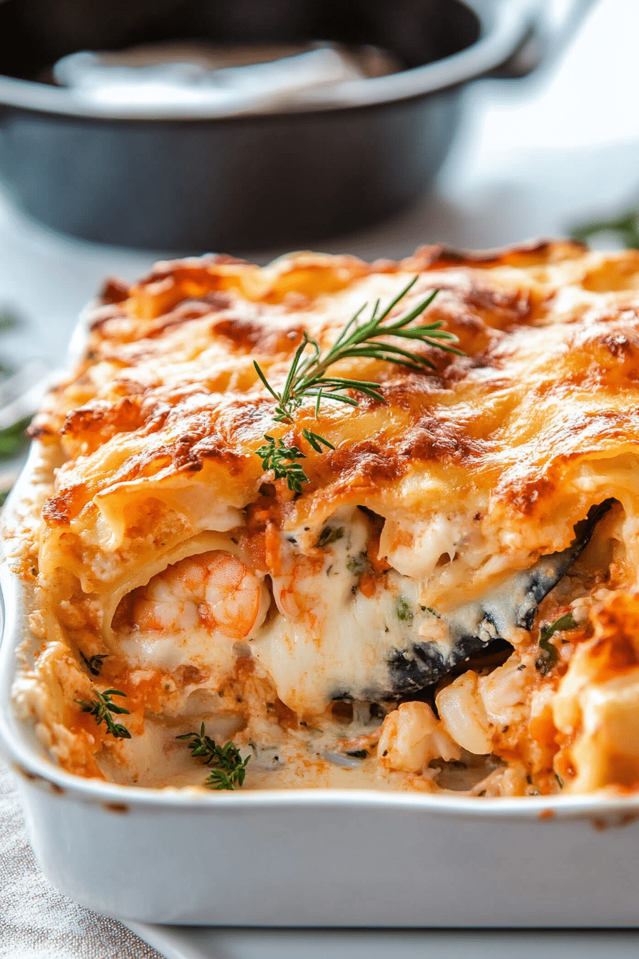 Seafood Lasagna