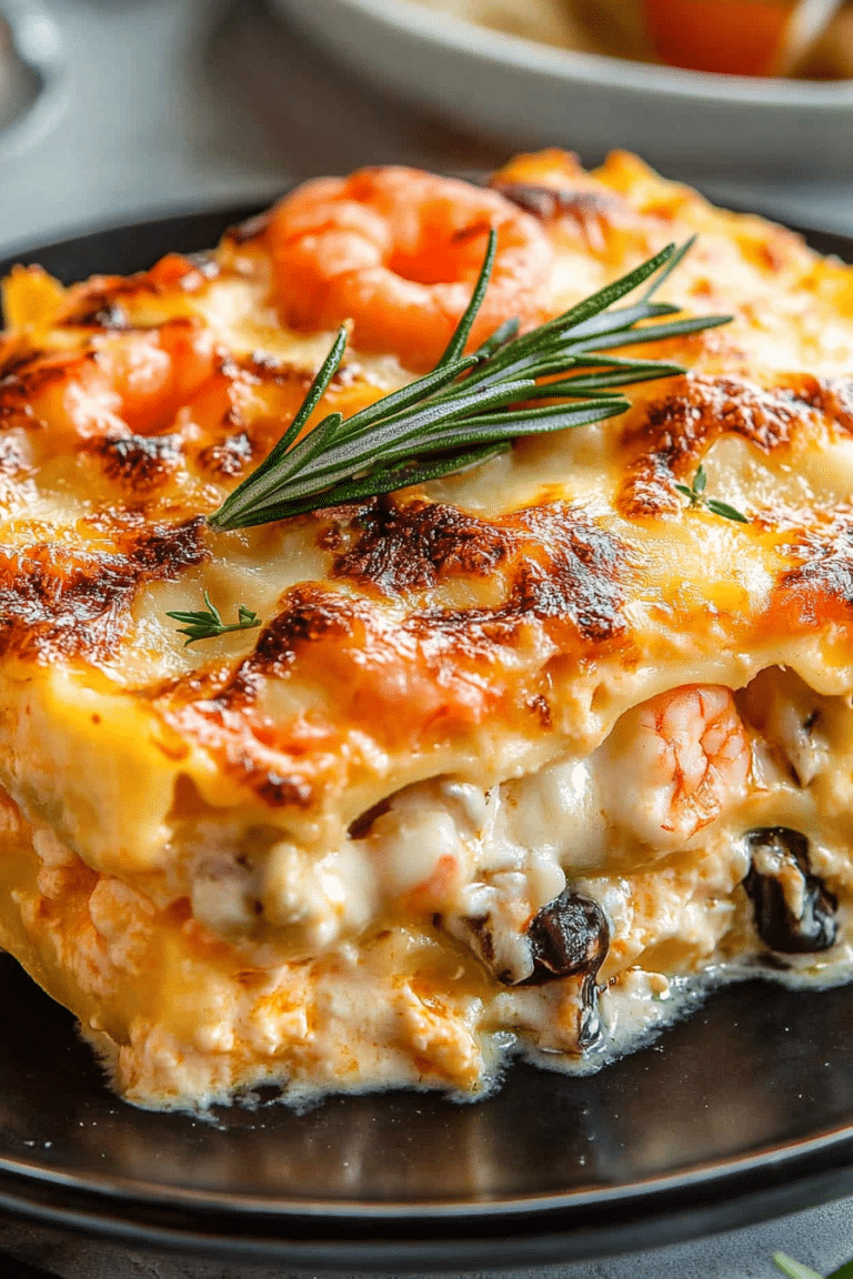 Seafood Lasagna