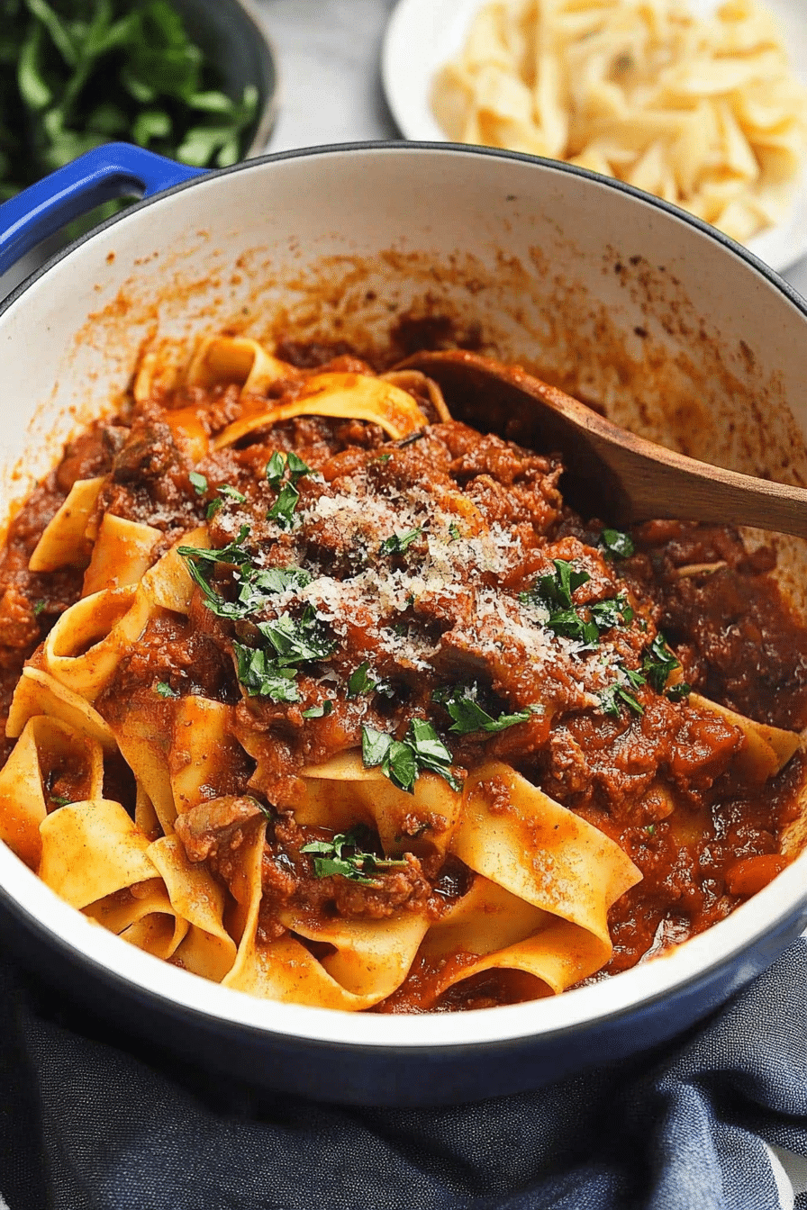 Short Rib Ragu with Pappardelle