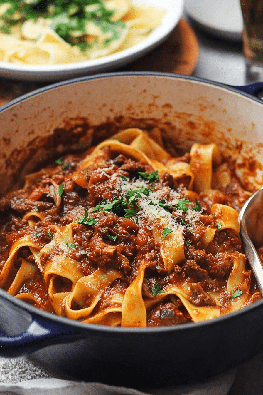 Short Rib Ragu with Pappardelle