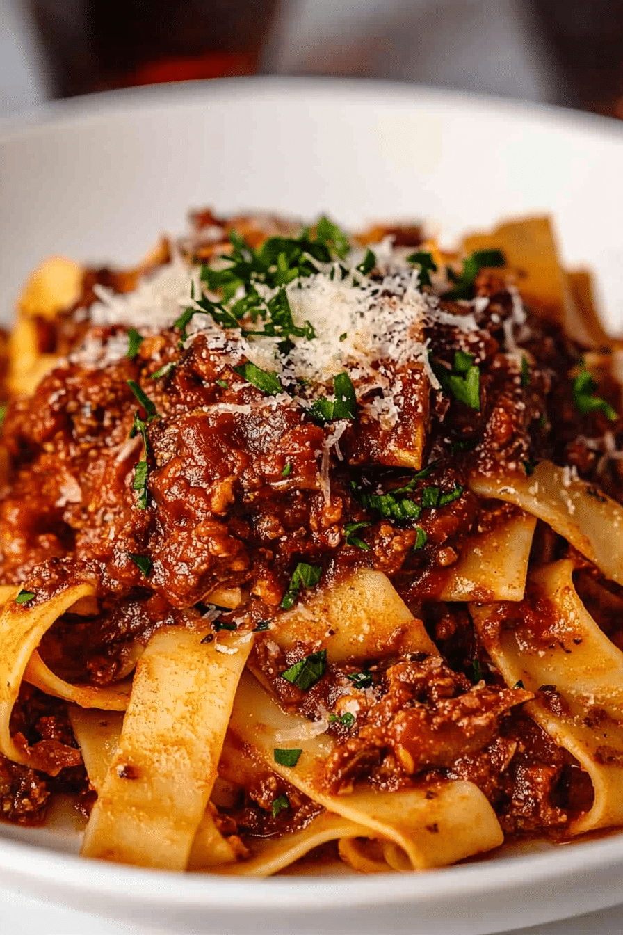 Short Rib Ragu with Pappardelle