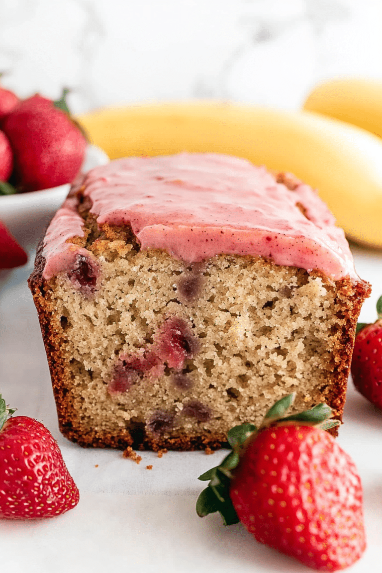 Strawberry Banana Bread