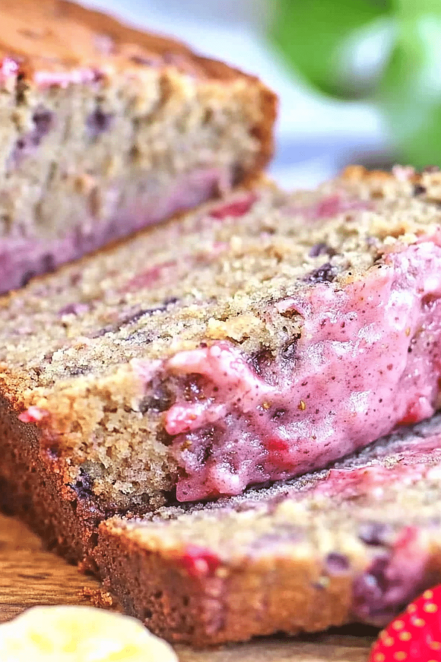 Strawberry Banana Bread