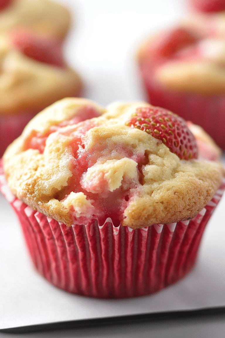 Strawberry Cream Cheese Muffins