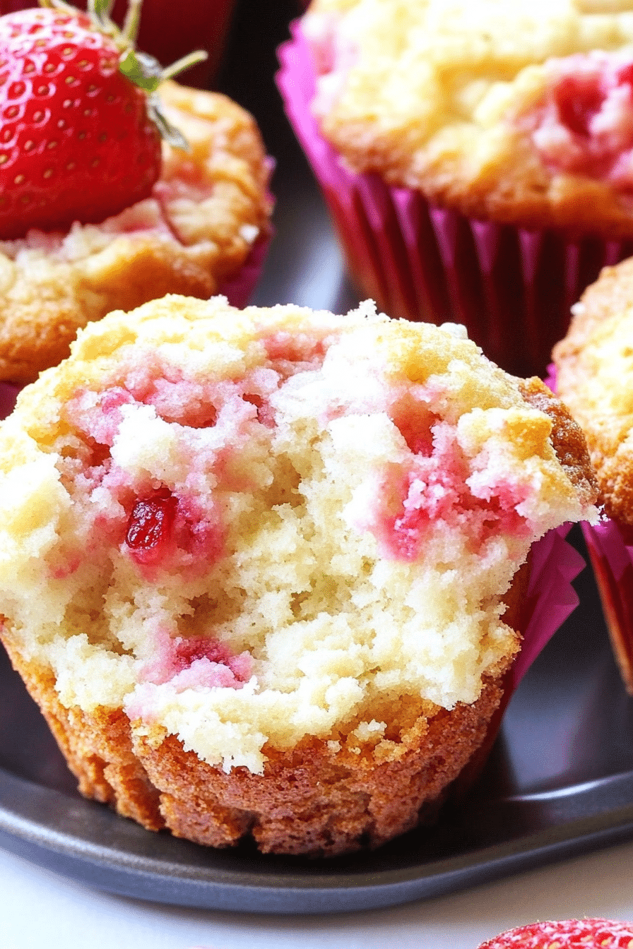 Strawberry Cream Cheese Muffins