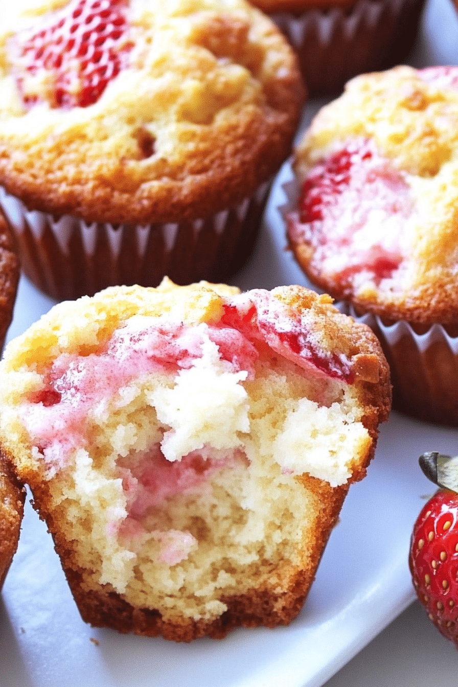 Strawberry Cream Cheese Muffins