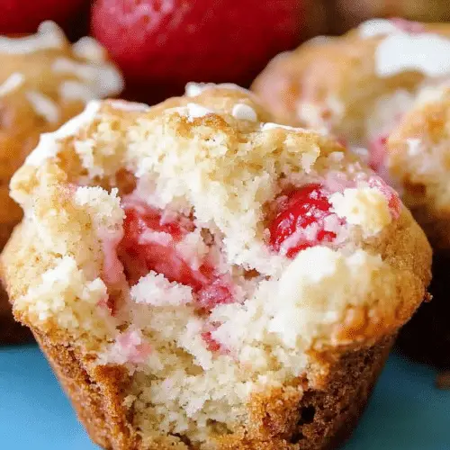 Strawberry Cream Cheese Muffins