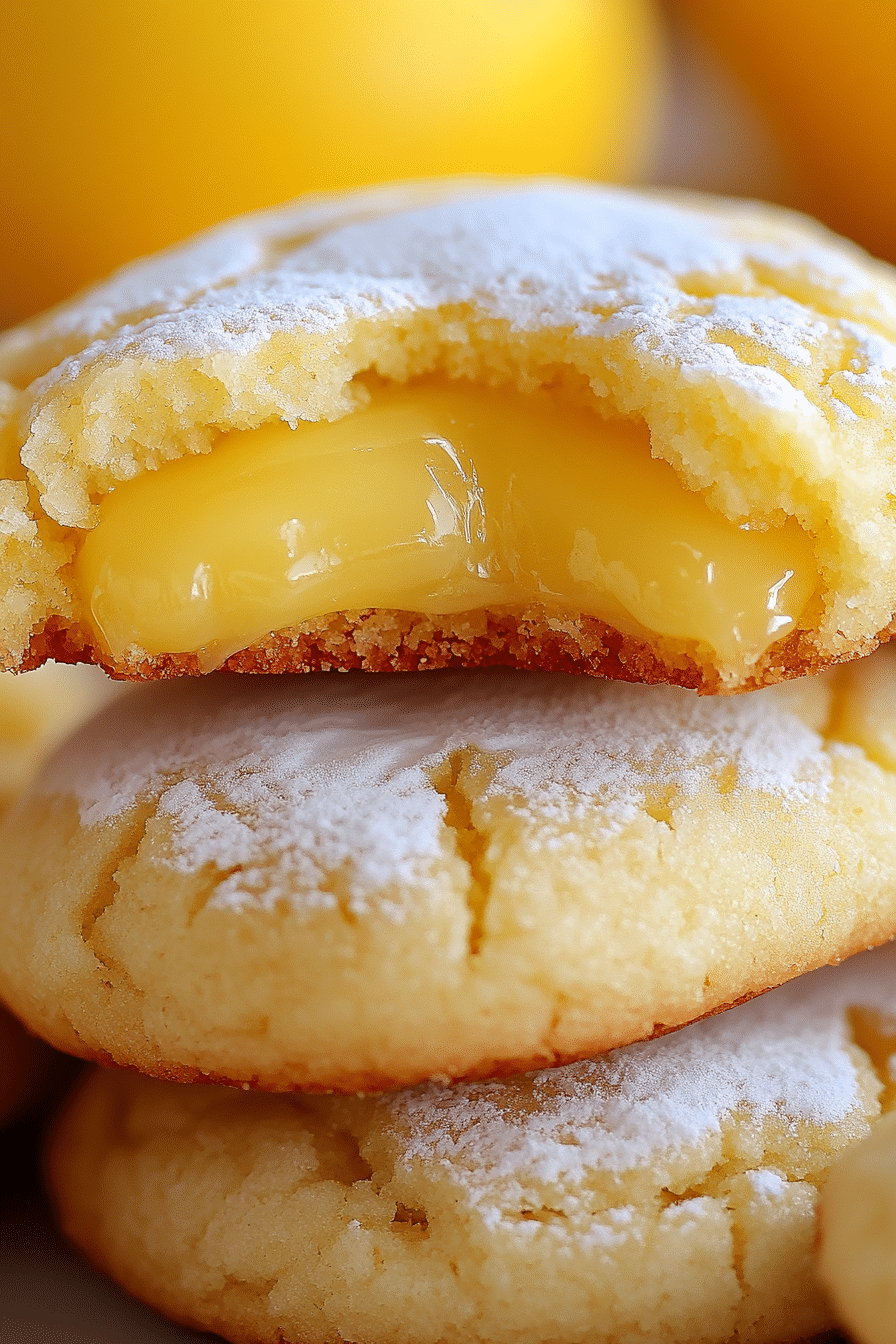 Stuffed Lemon Cookies