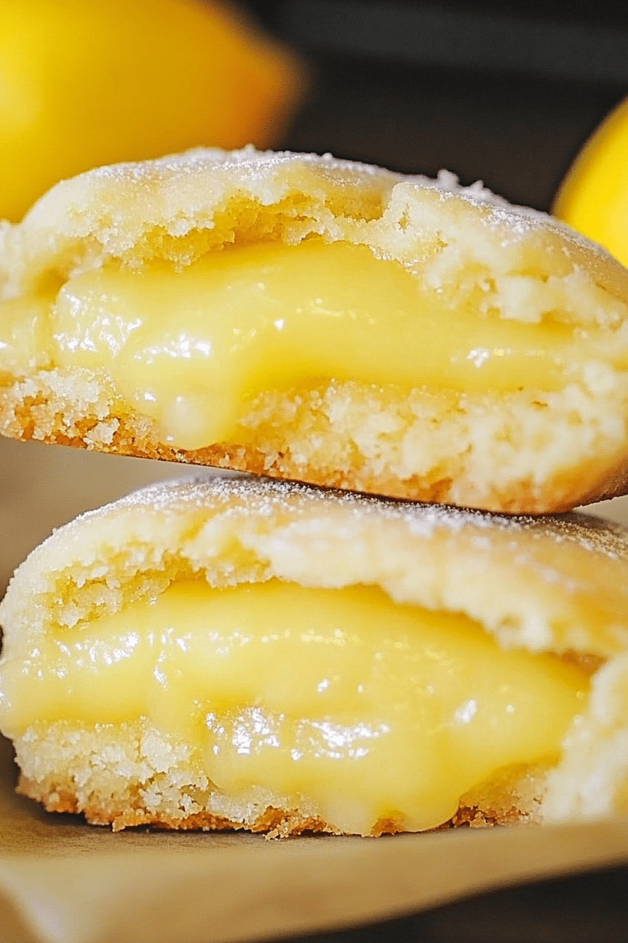 Stuffed Lemon Cookies