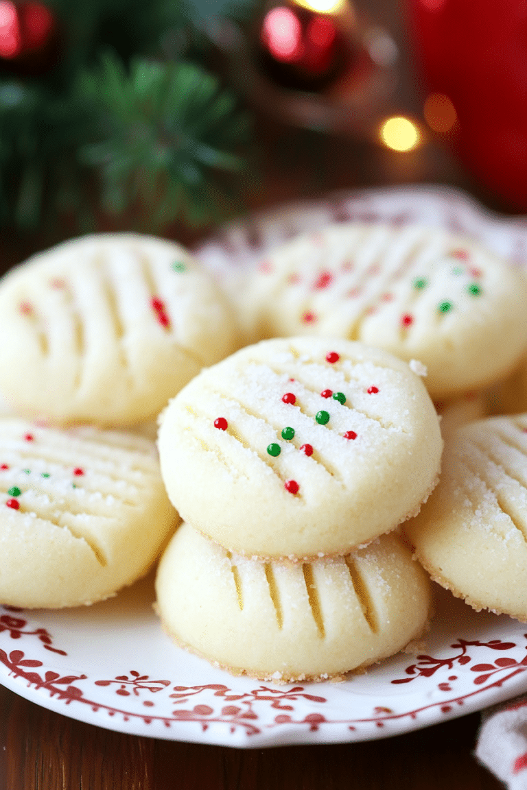 Whipped Shortbread Cookies