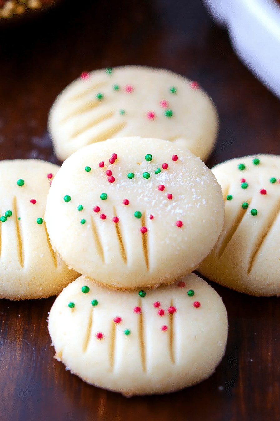 Whipped Shortbread Cookies