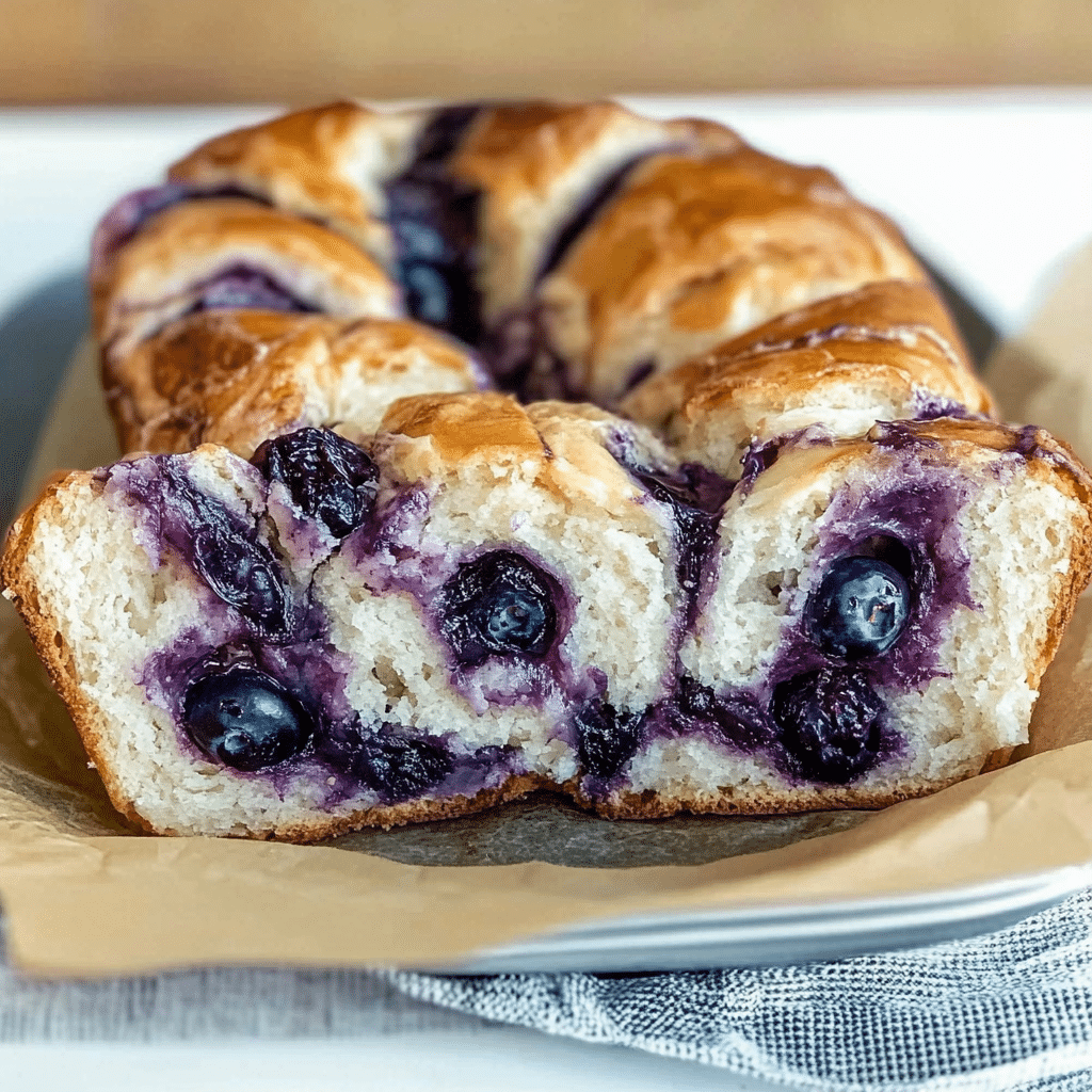 Blueberry Cream Cheese Babka