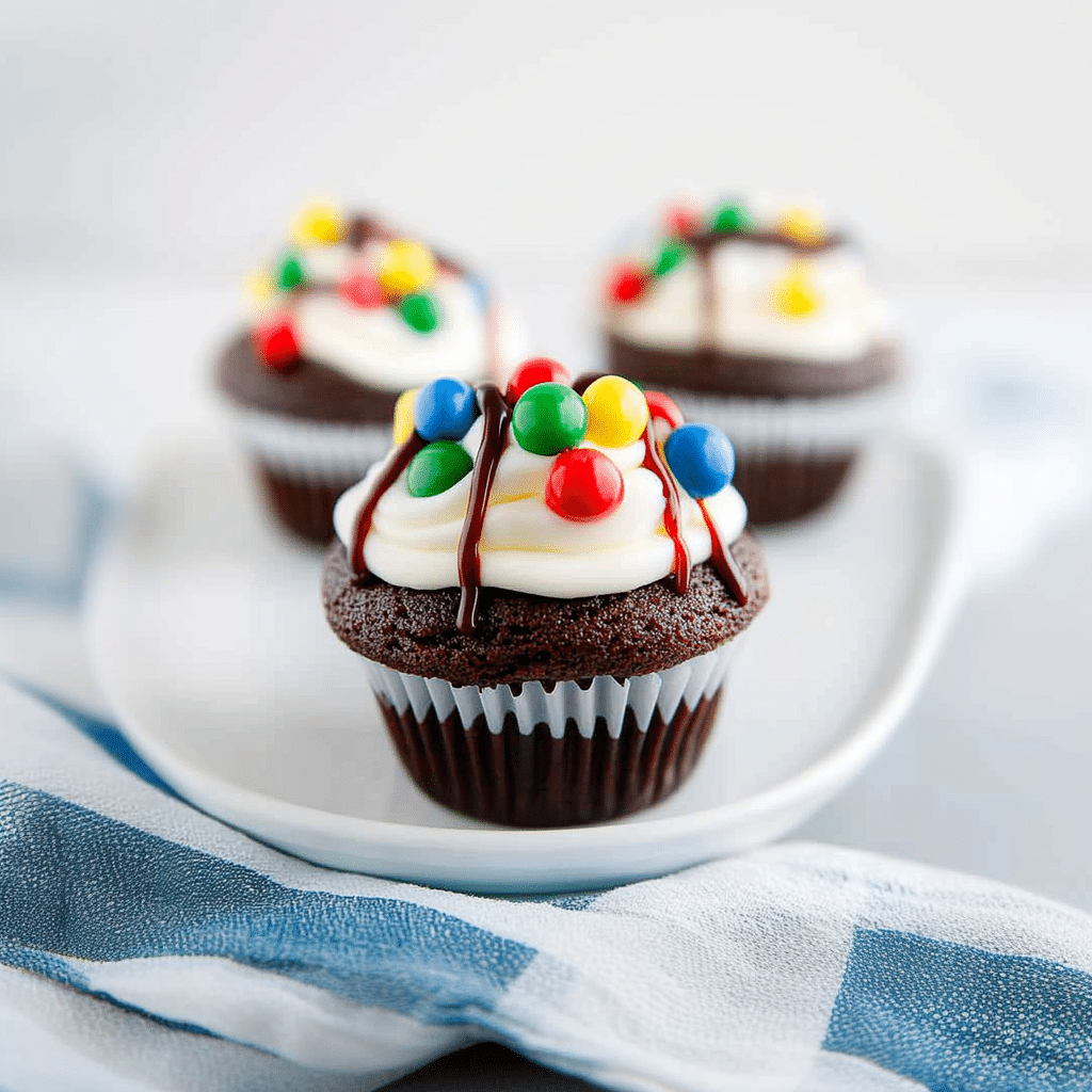 Christmas Light Cupcakes