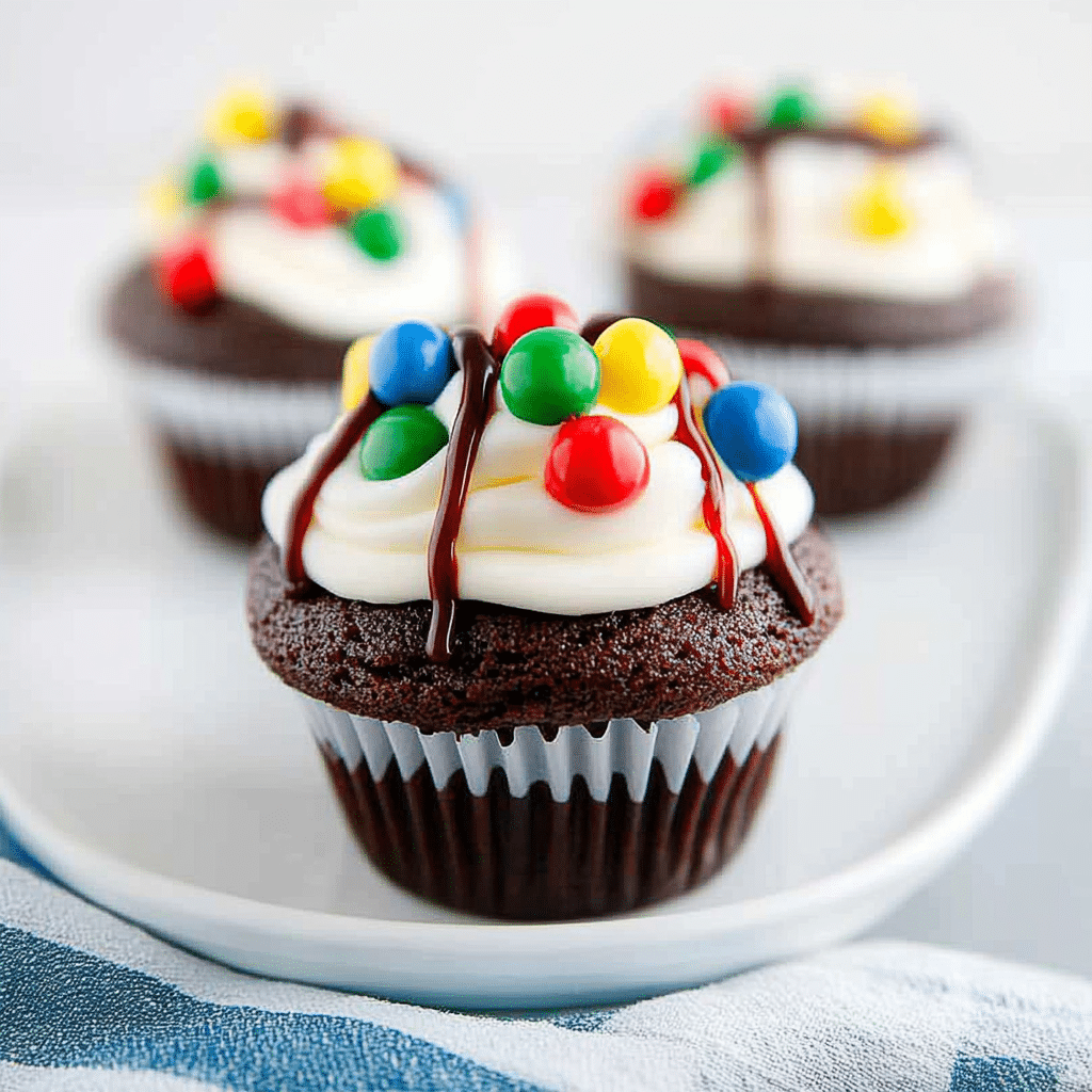 Christmas Light Cupcakes