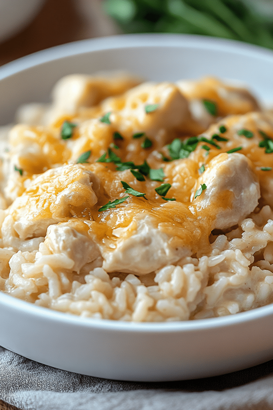 Angel Chicken Rice Casserole