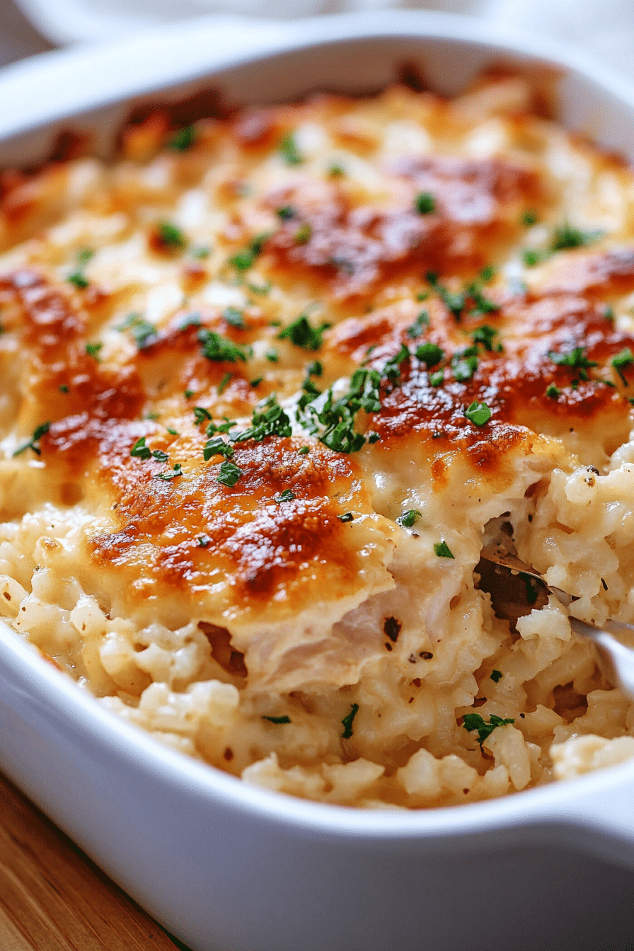 Angel Chicken Rice Casserole