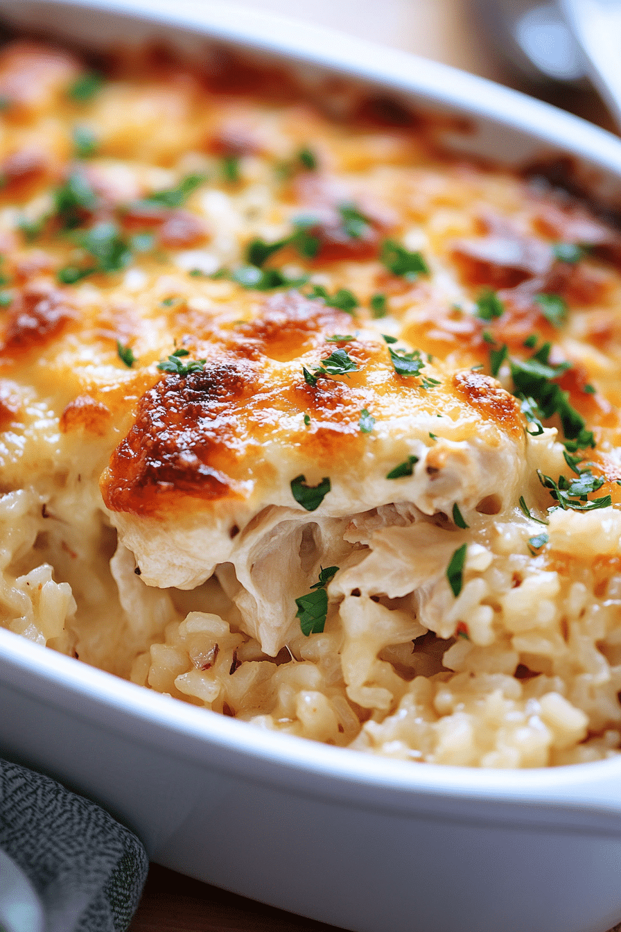 Angel Chicken Rice Casserole