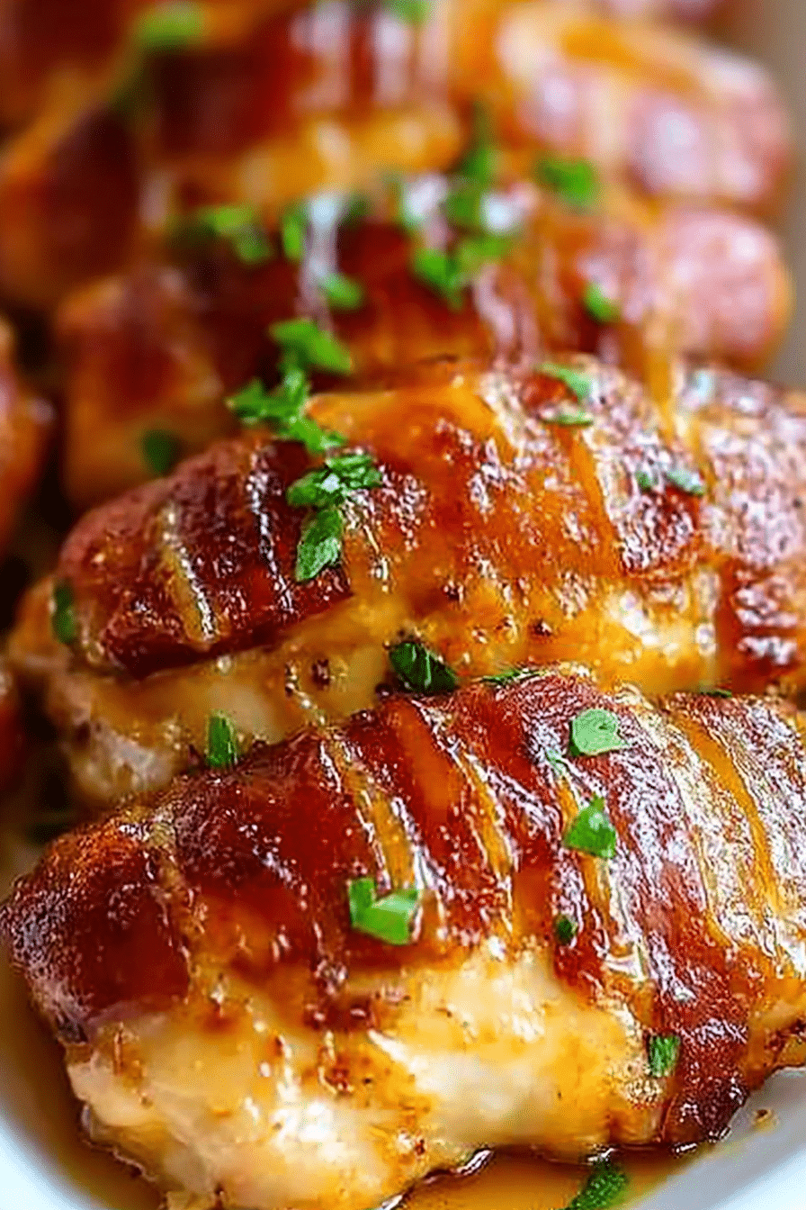 Bacon Brown Sugar Garlic Chicken