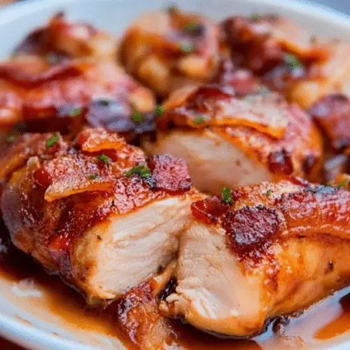 Bacon Brown Sugar Garlic Chicken