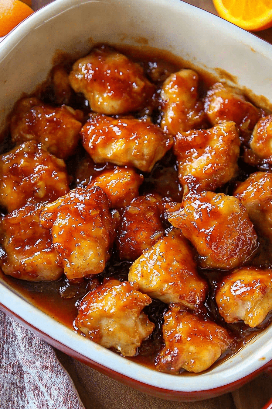 Baked Orange Chicken