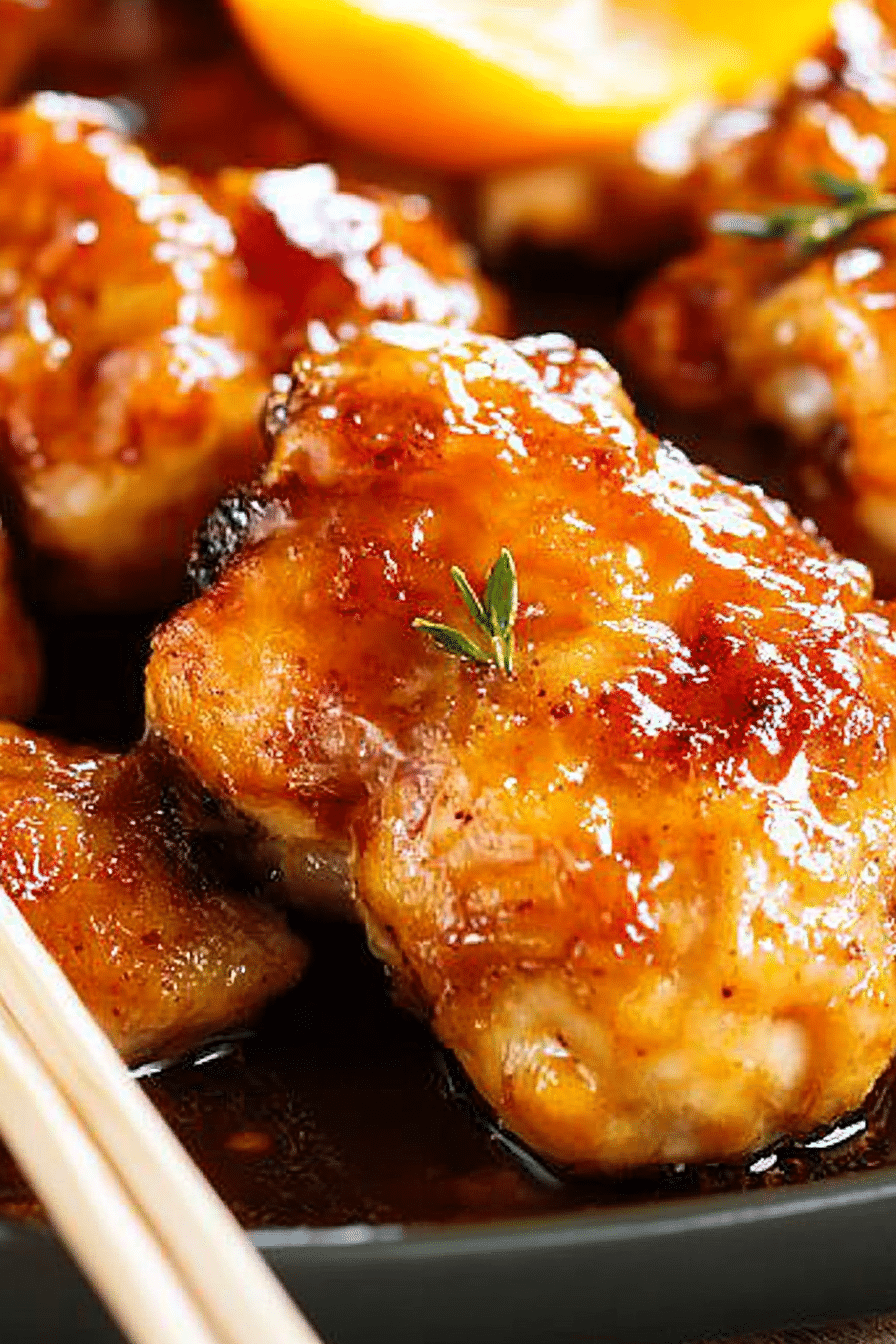 Baked Orange Chicken