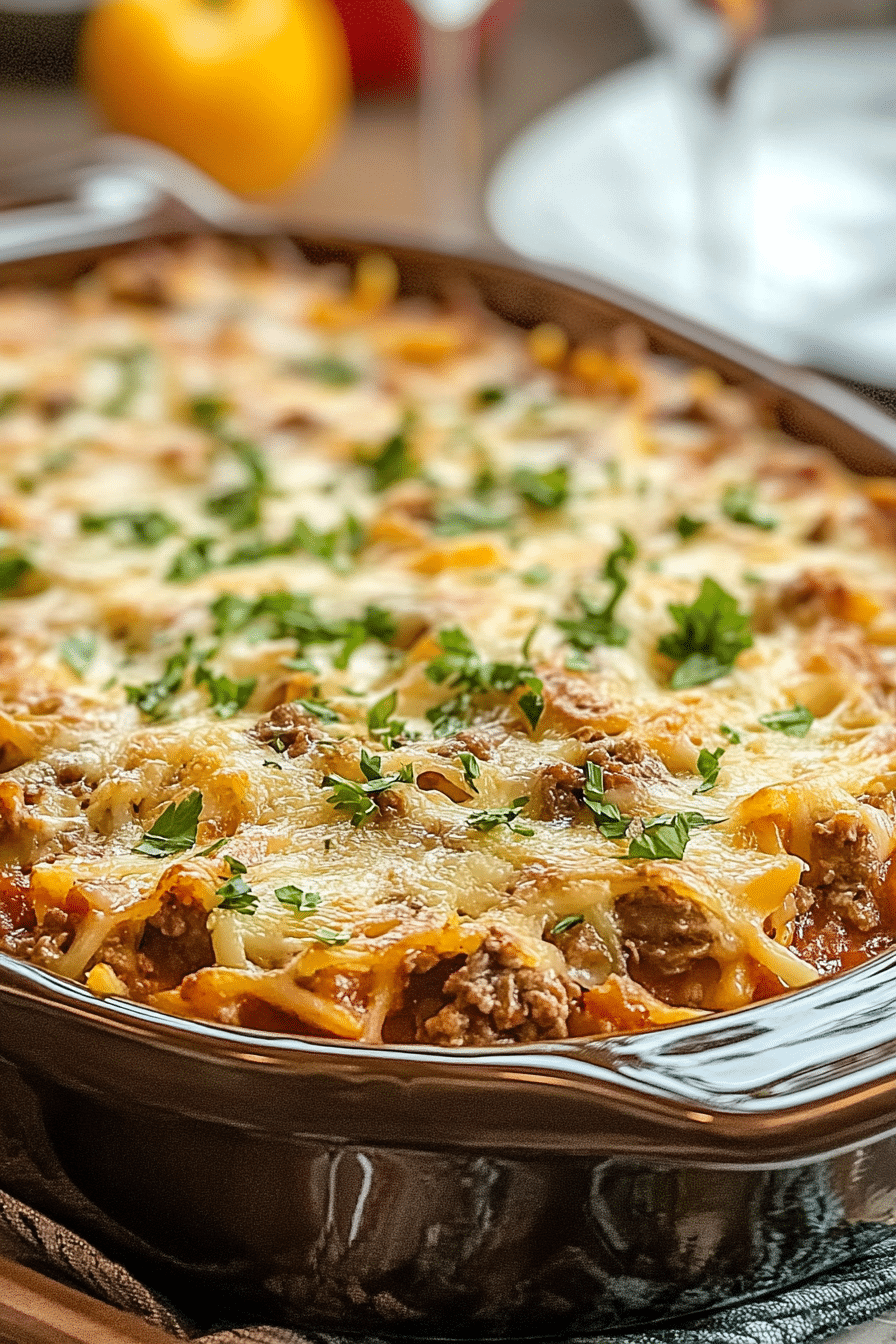 Beef Lombardi Casserole