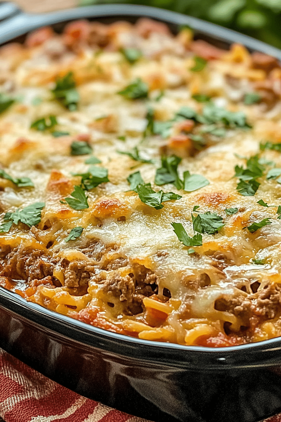 Beef Lombardi Casserole