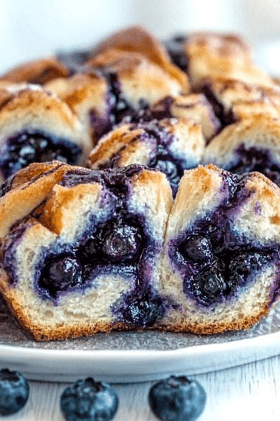 Blueberry Cream Cheese Babka