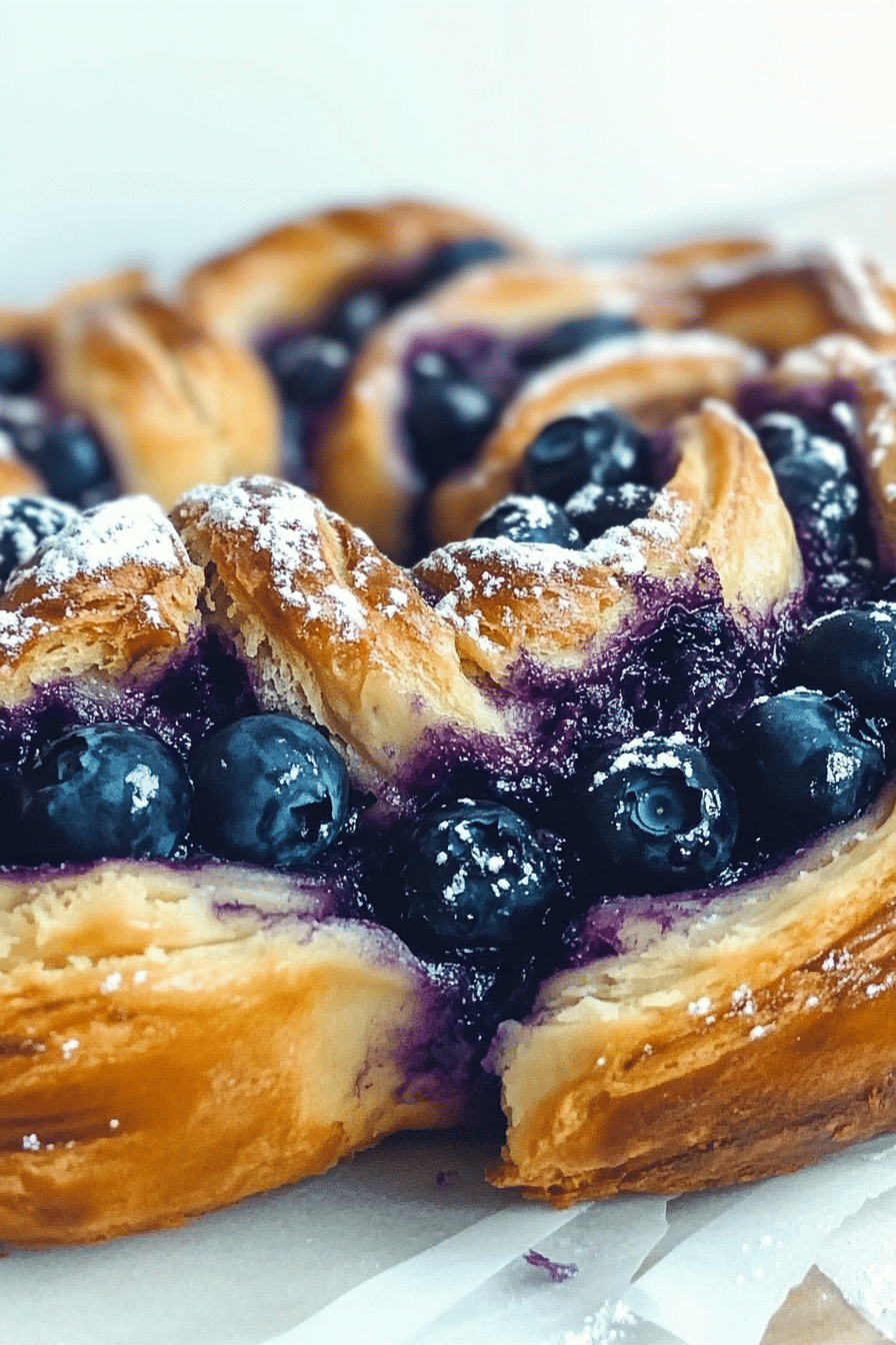 Blueberry Cream Cheese Babka