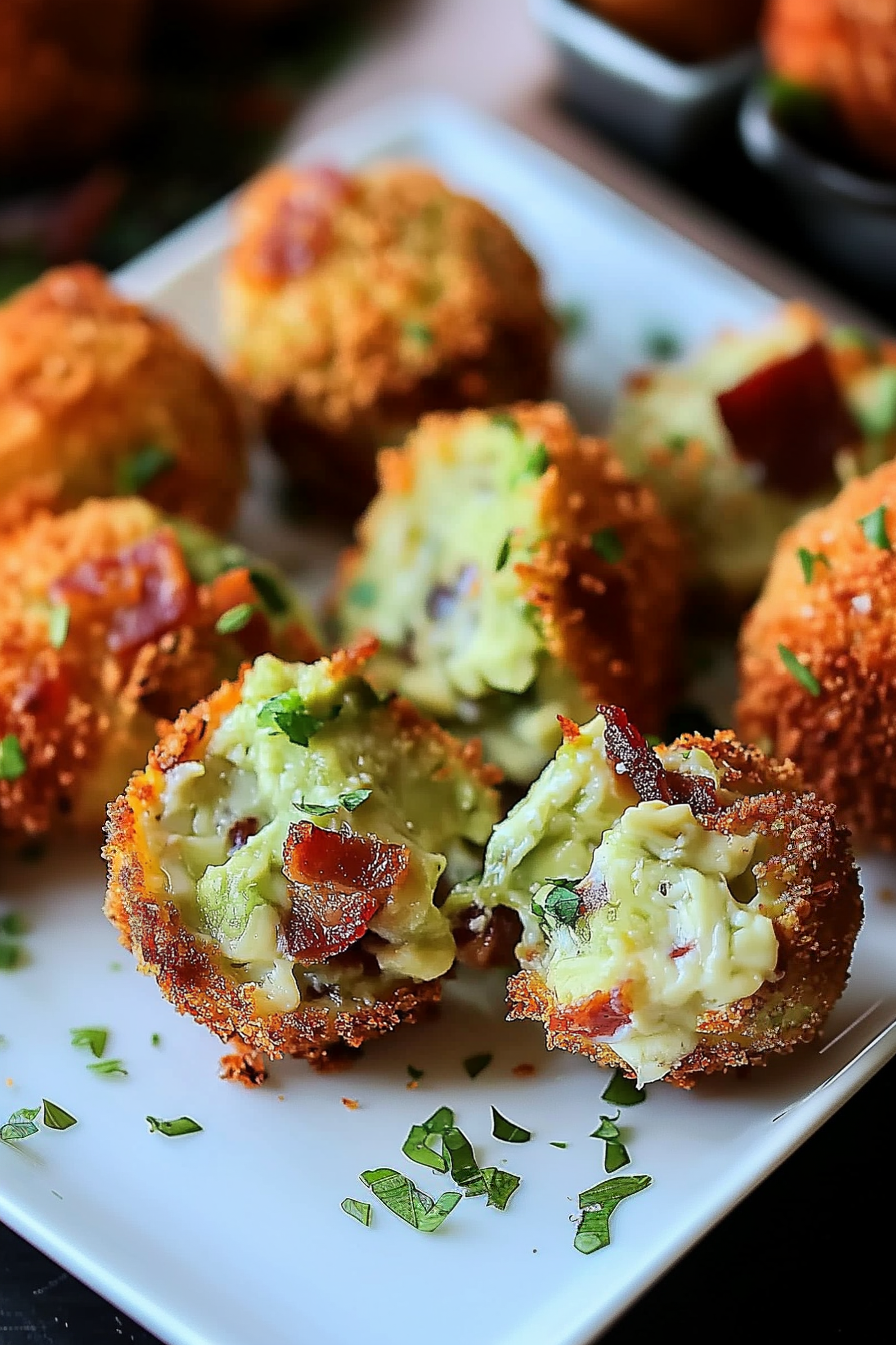 Cream Cheese Avocado Bacon Bites