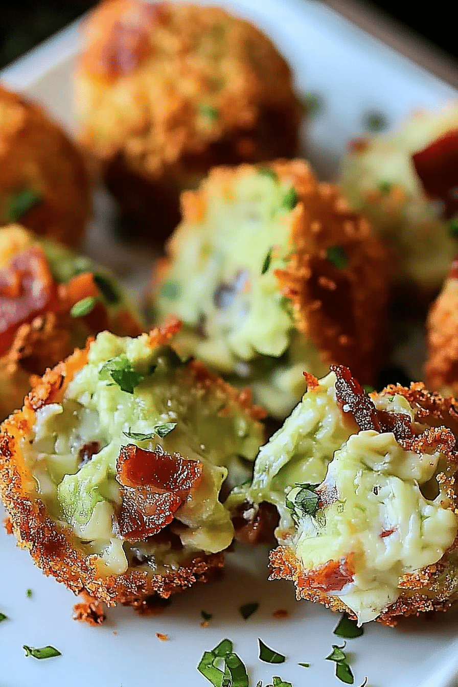 Cream Cheese Avocado Bacon Bites