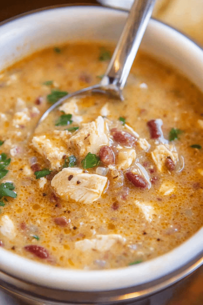 Cajun White Chicken Chili