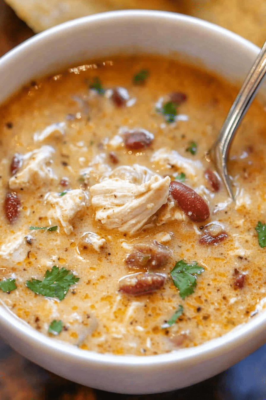 Cajun White Chicken Chili