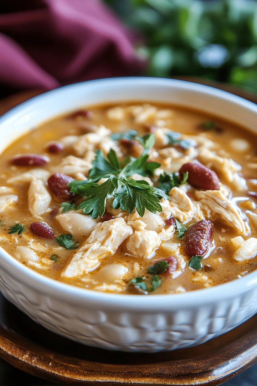 Cajun White Chicken Chili