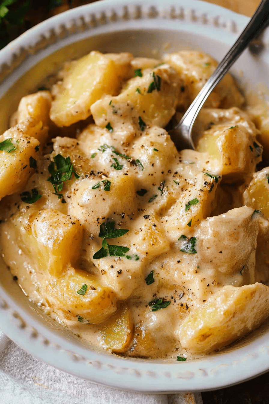 Creamy Baby Potatoes