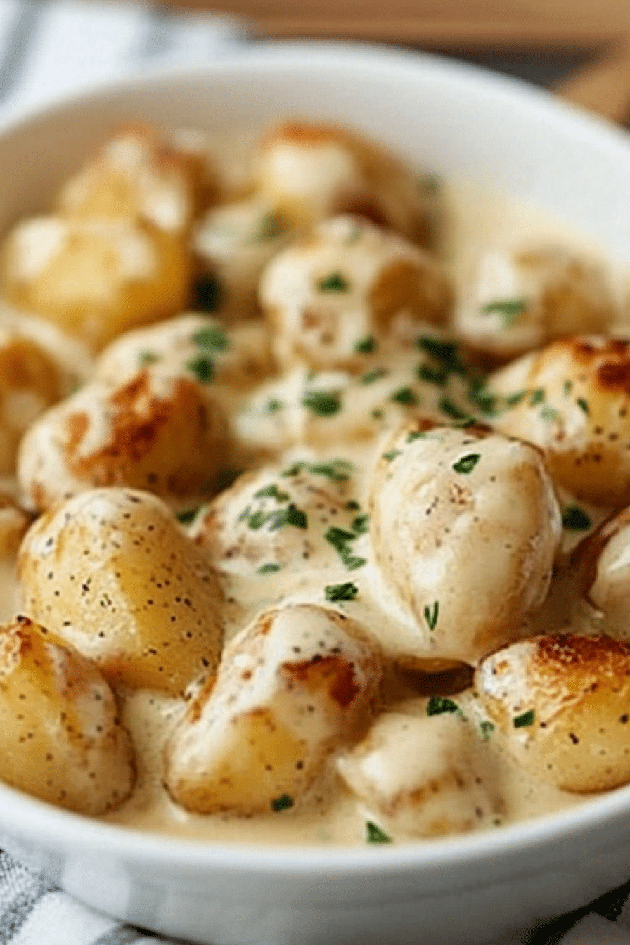 Creamy Baby Potatoes