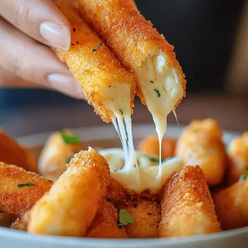 Crispy Mozzarella Sticks